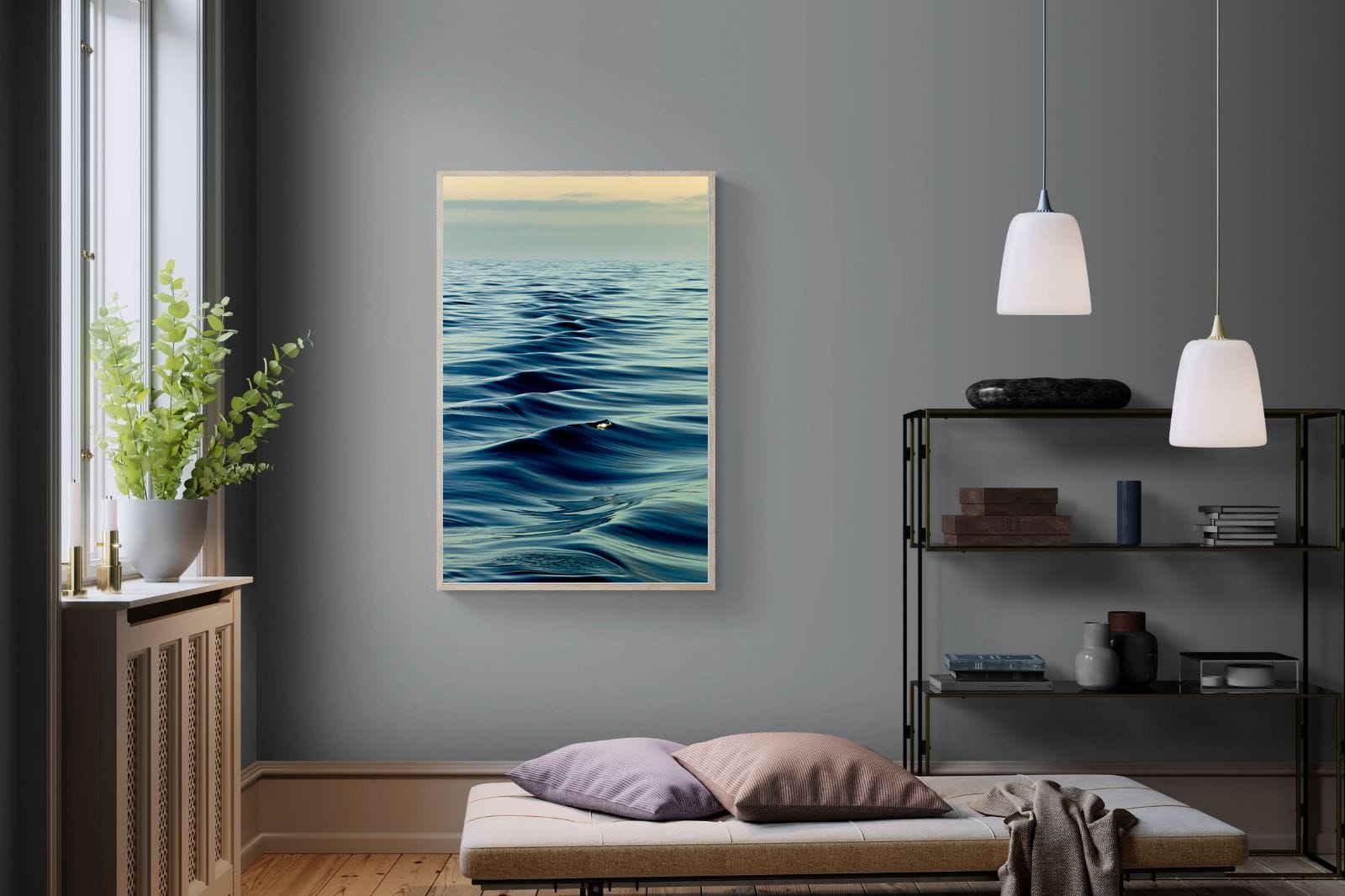 Ripples-Wall_Art-100 x 150cm-Mounted Canvas-Wood-Pixalot