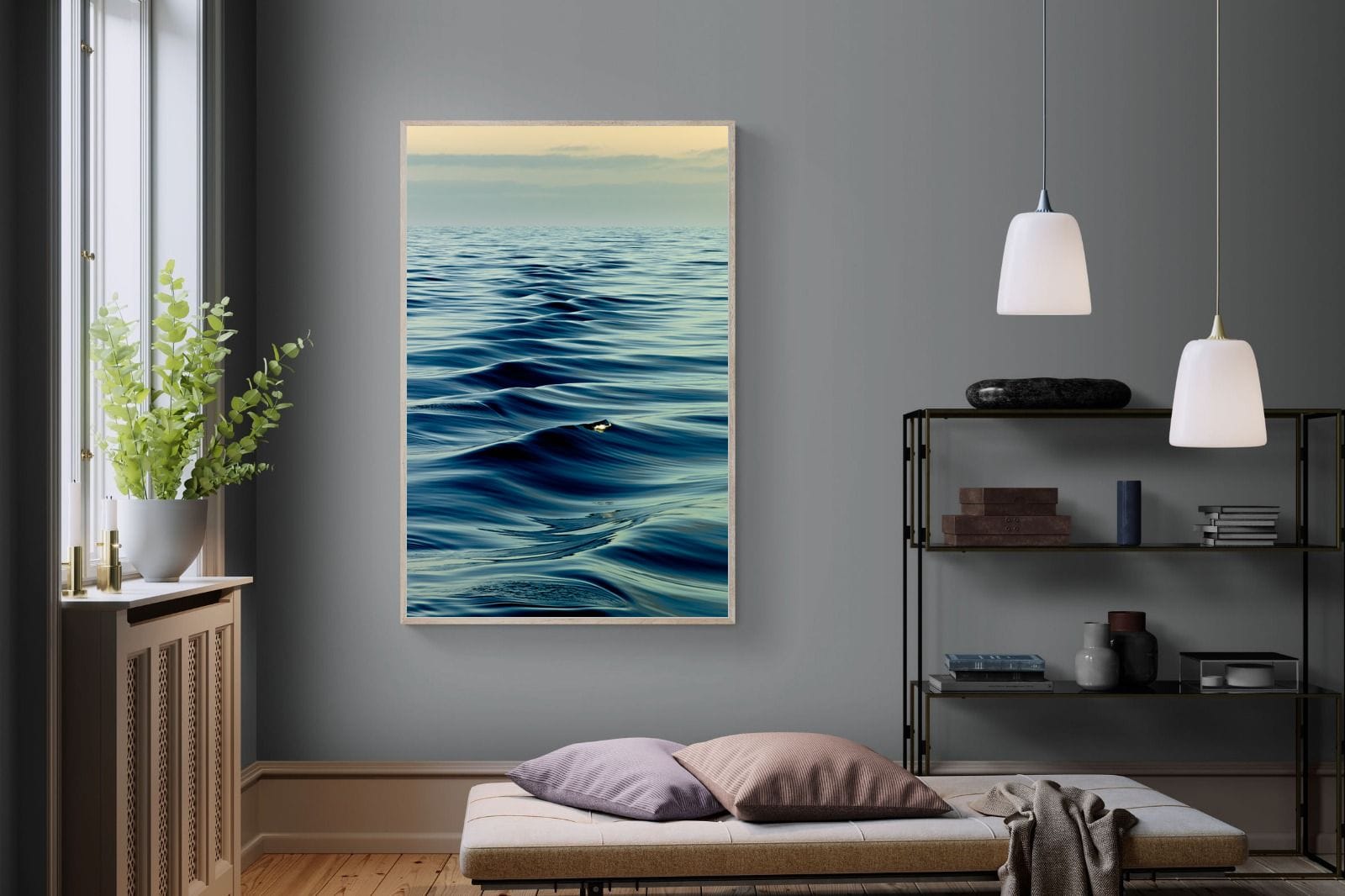 Ripples-Wall_Art-120 x 180cm-Mounted Canvas-Wood-Pixalot