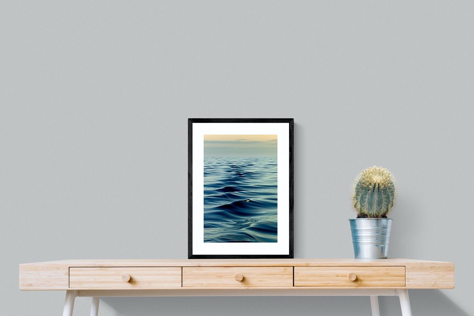 Ripples-Wall_Art-45 x 60cm-Framed Print-Black-Pixalot