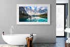 Rocky Mountains-Wall_Art-180 x 110cm-Framed Print-Wood-Pixalot