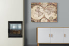 Roman Map-Wall_Art-100 x 75cm-Mounted Canvas-No Frame-Pixalot