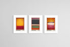 Rothko Guggenheim Set-Wall_Art-45 x 60cm (x3)-Framed Print-White-Pixalot
