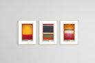 Rothko Guggenheim Set-Wall_Art-45 x 60cm (x3)-Framed Print-Wood-Pixalot