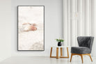 Sand Shell-Wall_Art-130 x 220cm-Mounted Canvas-Black-Pixalot