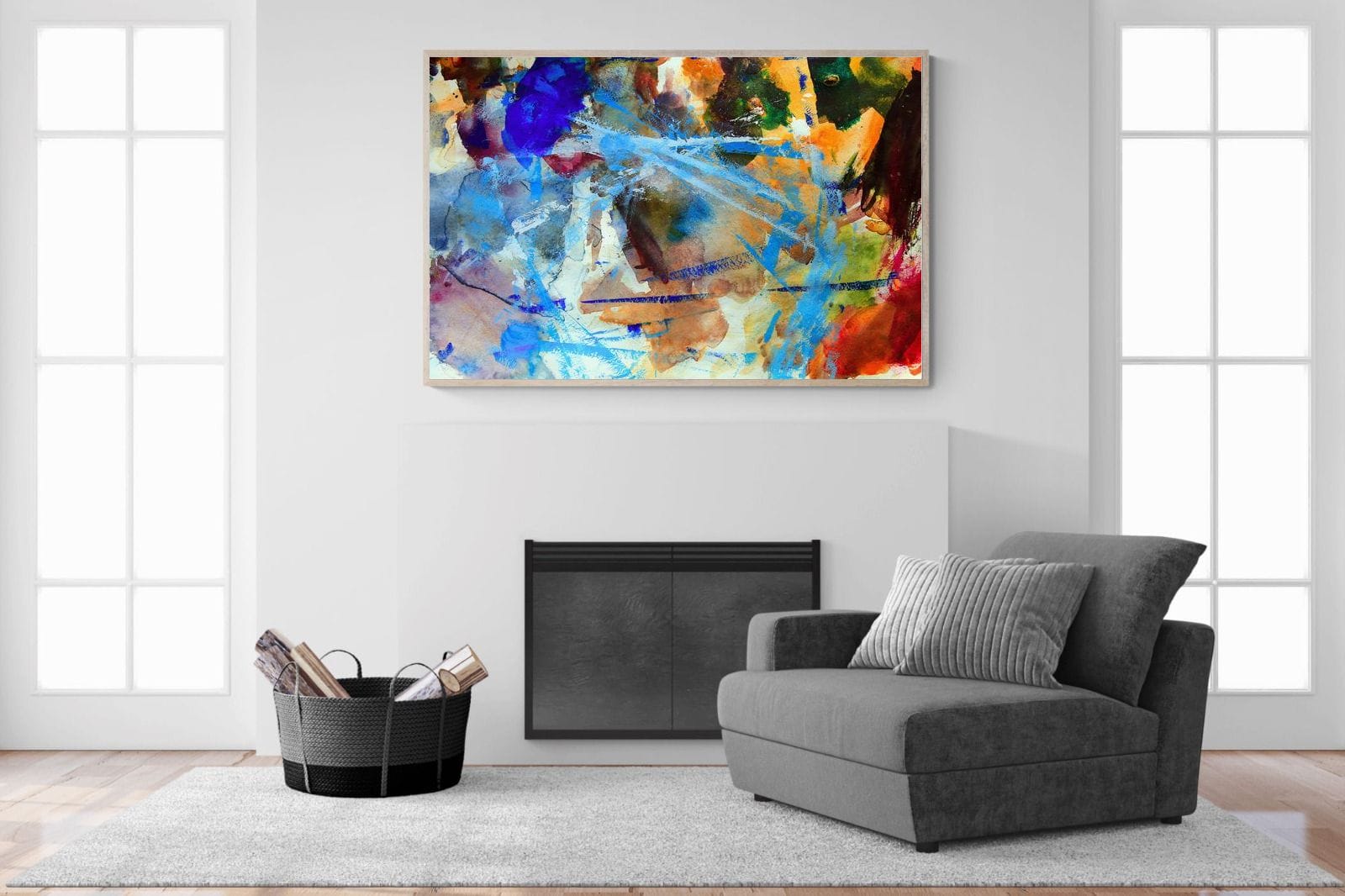 Scribe-Wall_Art-150 x 100cm-Mounted Canvas-Wood-Pixalot