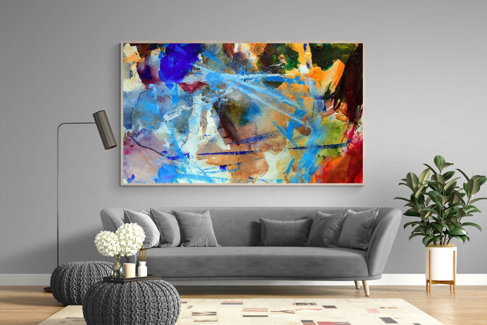 Scribe-Wall_Art-220 x 130cm-Mounted Canvas-Wood-Pixalot