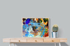 Scribe-Wall_Art-80 x 60cm-Mounted Canvas-Wood-Pixalot