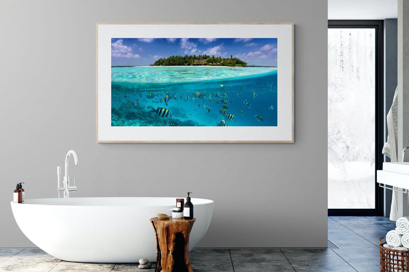 Scuba-Wall_Art-180 x 110cm-Framed Print-Wood-Pixalot