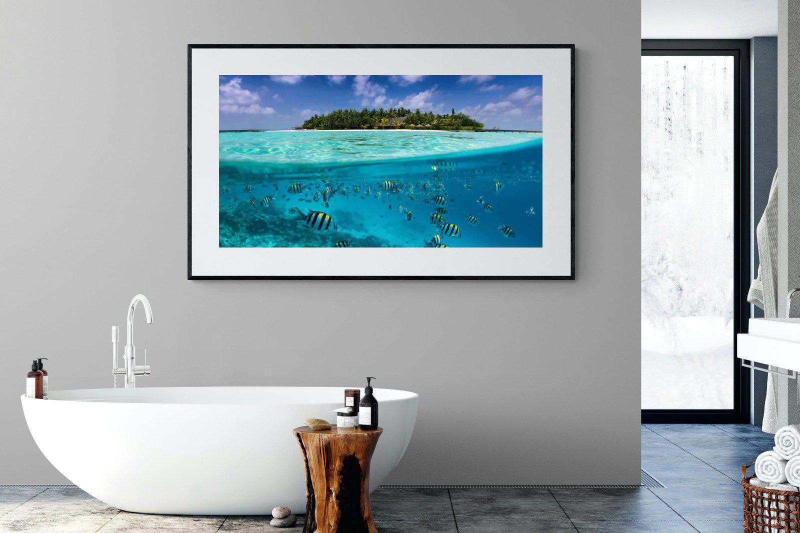 Scuba-Wall_Art-180 x 110cm-Framed Print-Black-Pixalot