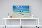 Sea Heron-Wall_Art-120 x 90cm-Mounted Canvas-Wood-Pixalot