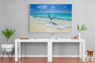 Sea Heron-Wall_Art-150 x 100cm-Mounted Canvas-White-Pixalot