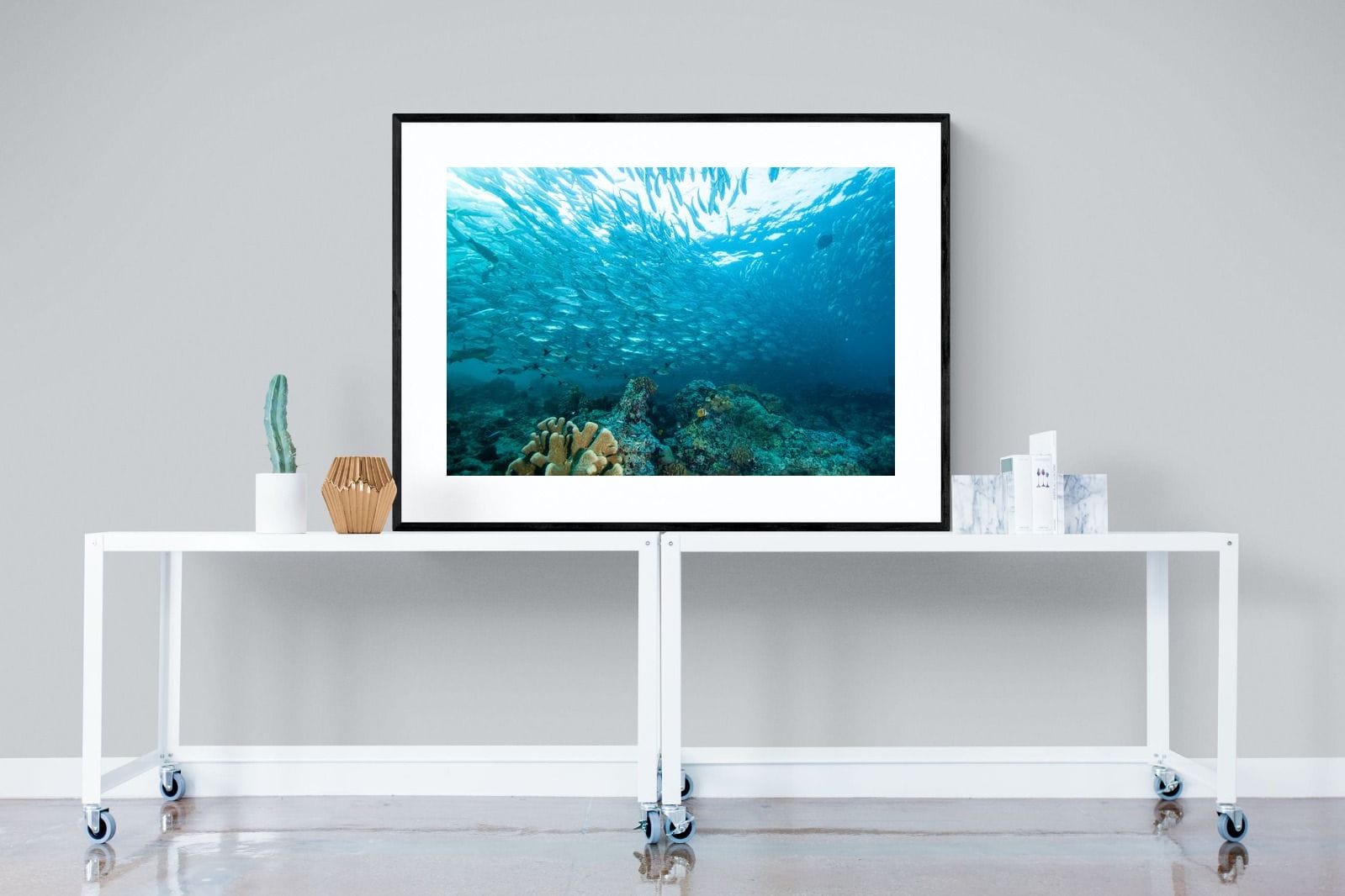 Seabed-Wall_Art-120 x 90cm-Framed Print-Black-Pixalot