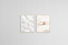 Seashell Set-Wall_Art-45 x 60cm (x2)-Mounted Canvas-Wood-Pixalot