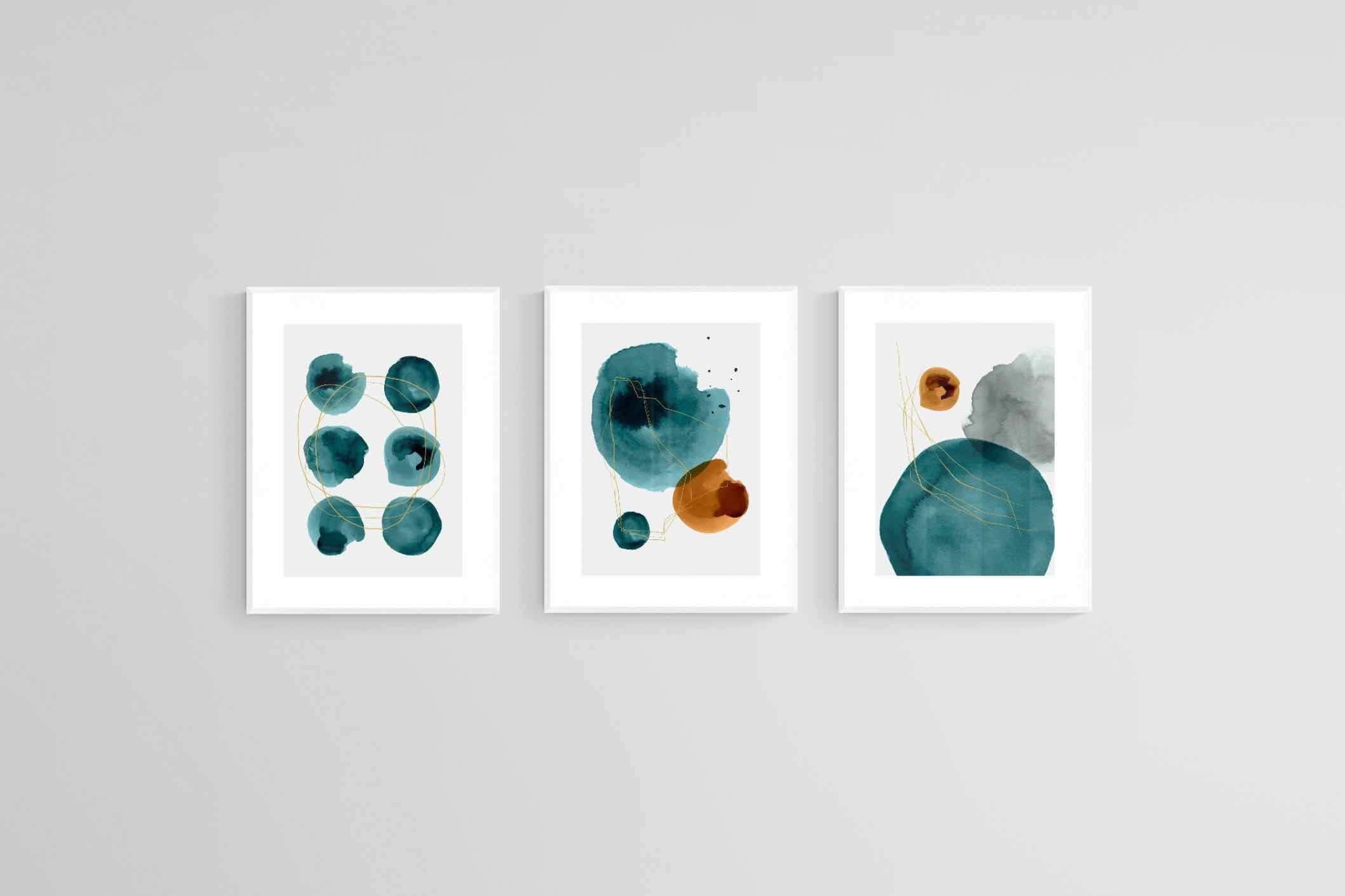 Simpatico Set-Wall_Art-45 x 60cm (x3)-Framed Print-White-Pixalot