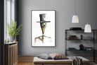 Sir Duck-Wall_Art-120 x 180cm-Mounted Canvas-Black-Pixalot