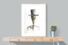 Sir Duck-Wall_Art-75 x 100cm-Framed Print-Wood-Pixalot