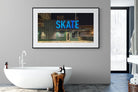 Skate-Wall_Art-180 x 110cm-Framed Print-Black-Pixalot