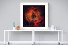 Sky Rose-Wall_Art-120 x 120cm-Framed Print-Wood-Pixalot