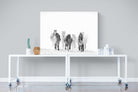 Snowy Gallop-Wall_Art-120 x 90cm-Mounted Canvas-No Frame-Pixalot