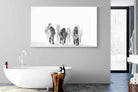 Snowy Gallop-Wall_Art-180 x 110cm-Mounted Canvas-White-Pixalot