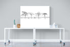 Snowy Walk-Wall_Art-120 x 90cm-Mounted Canvas-No Frame-Pixalot