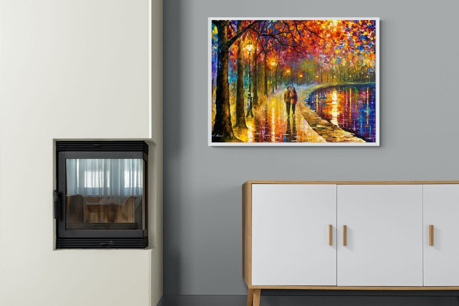 Spirits By The Lake-Wall_Art-100 x 75cm-Mounted Canvas-White-Pixalot