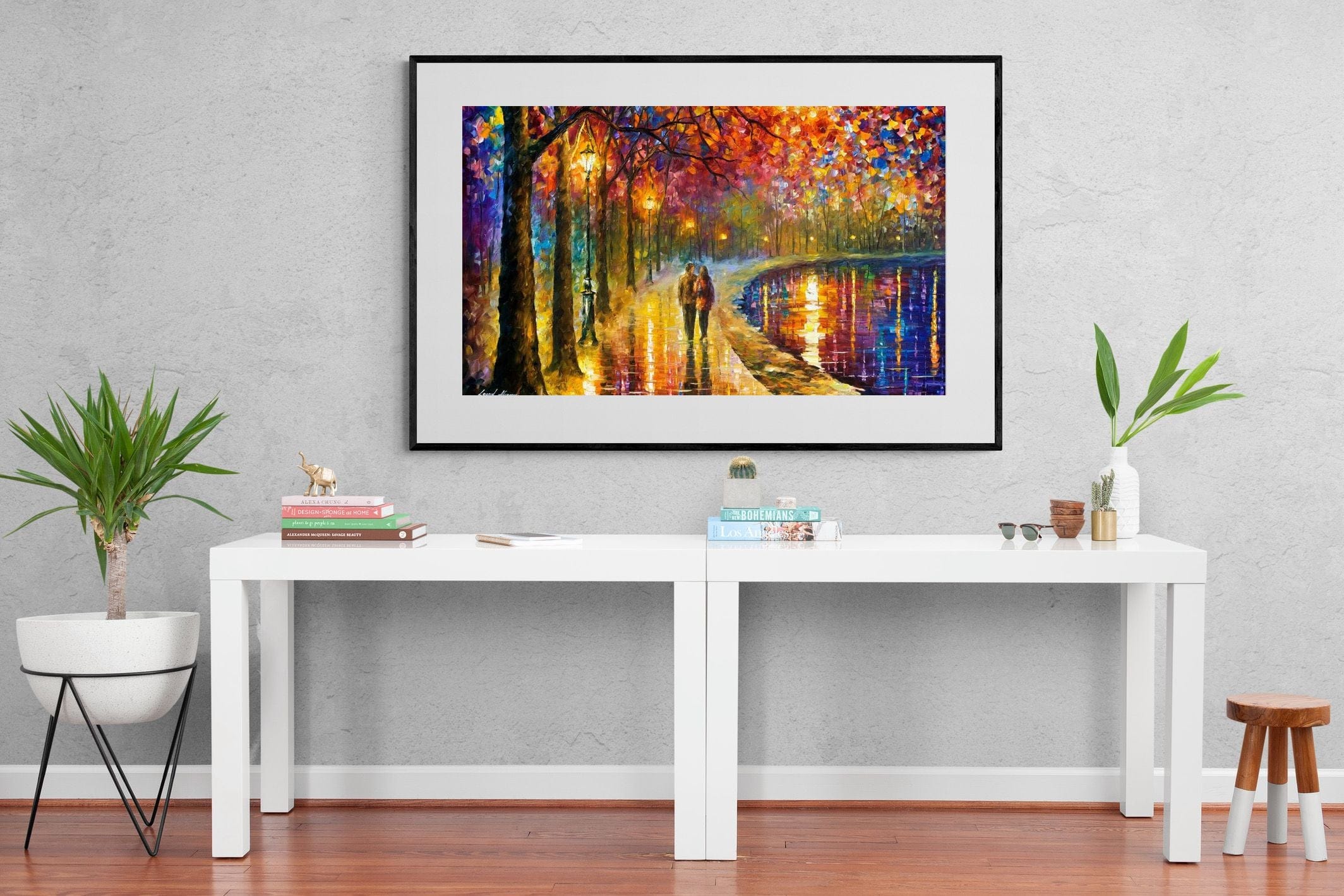 Spirits By The Lake-Wall_Art-150 x 100cm-Framed Print-Black-Pixalot