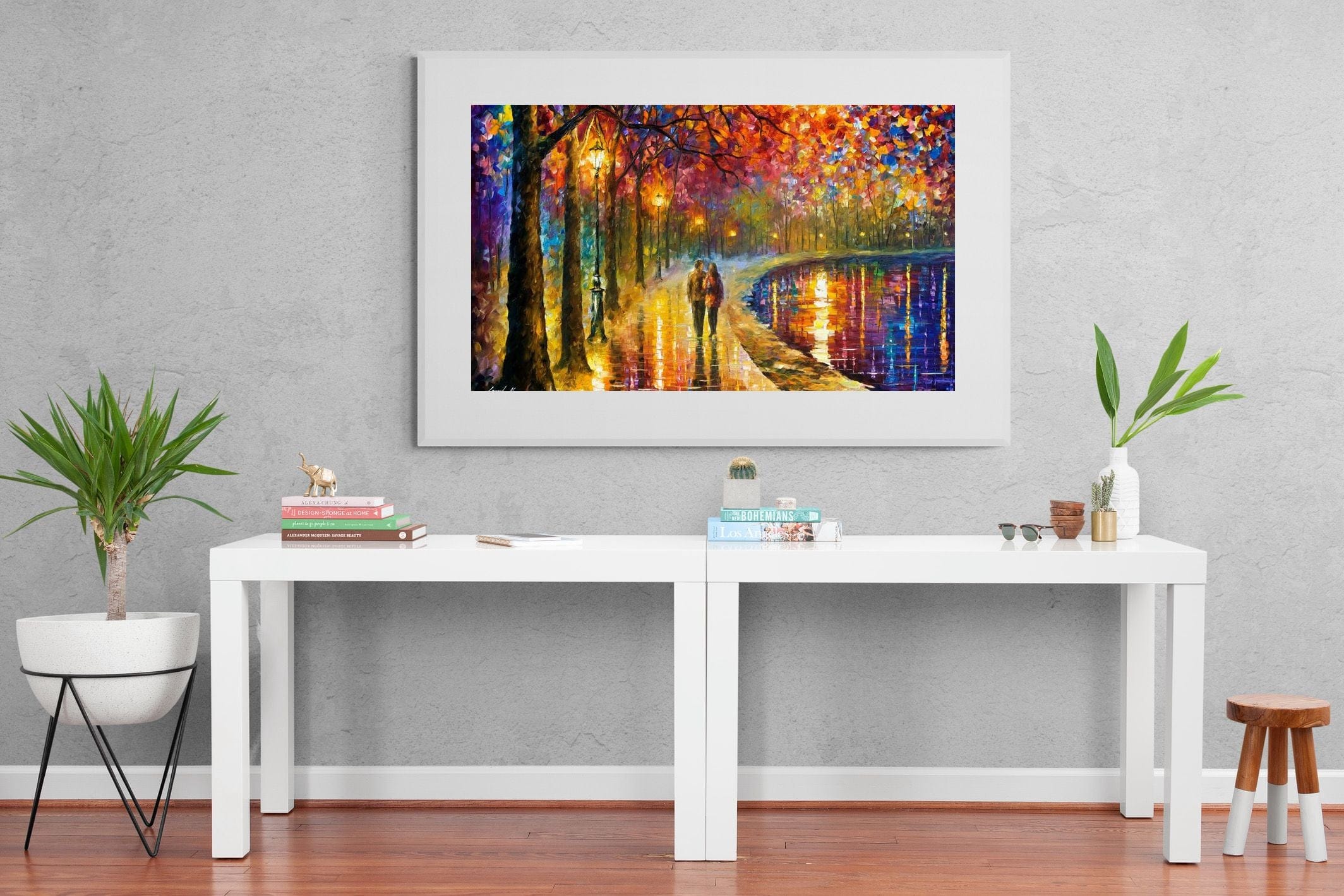 Spirits By The Lake-Wall_Art-150 x 100cm-Framed Print-White-Pixalot