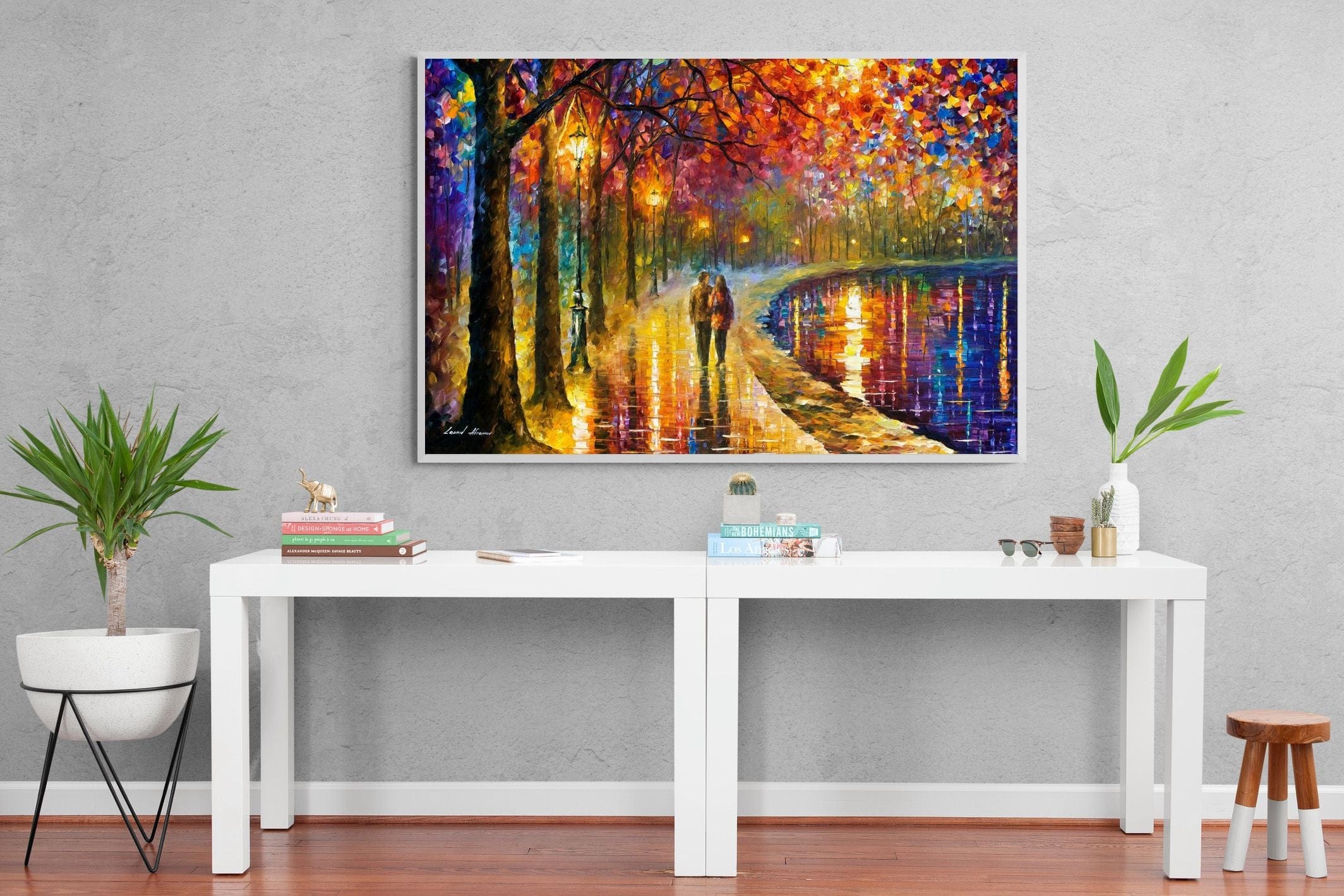 Spirits By The Lake-Wall_Art-150 x 100cm-Mounted Canvas-White-Pixalot