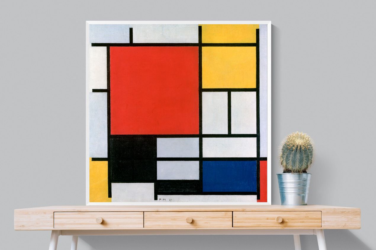 Pixalot Square Composition by Mondrian