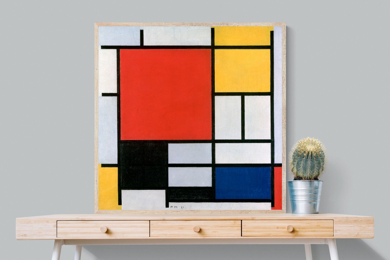 Pixalot Square Composition by Mondrian