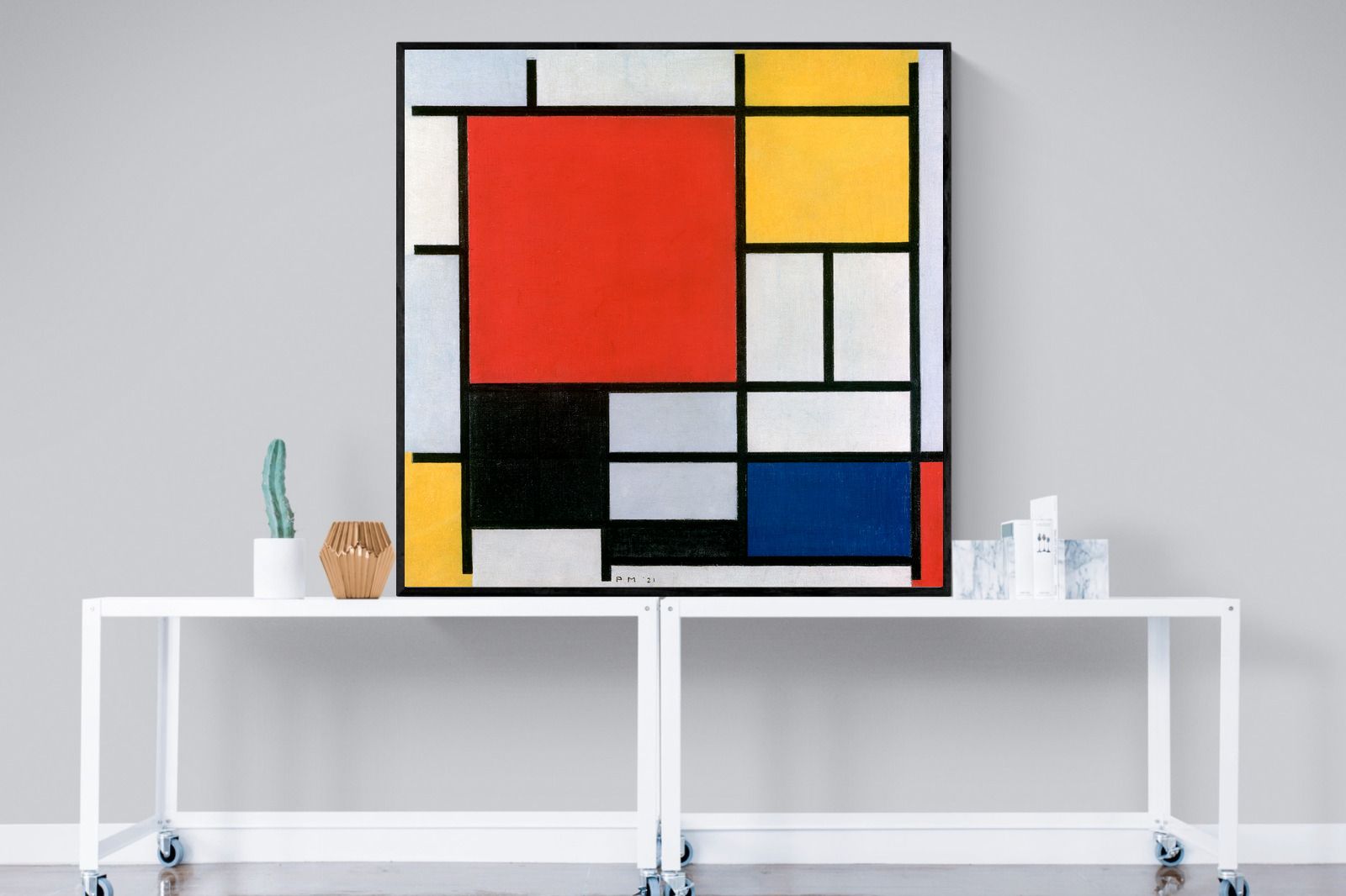 Pixalot Square Composition by Mondrian