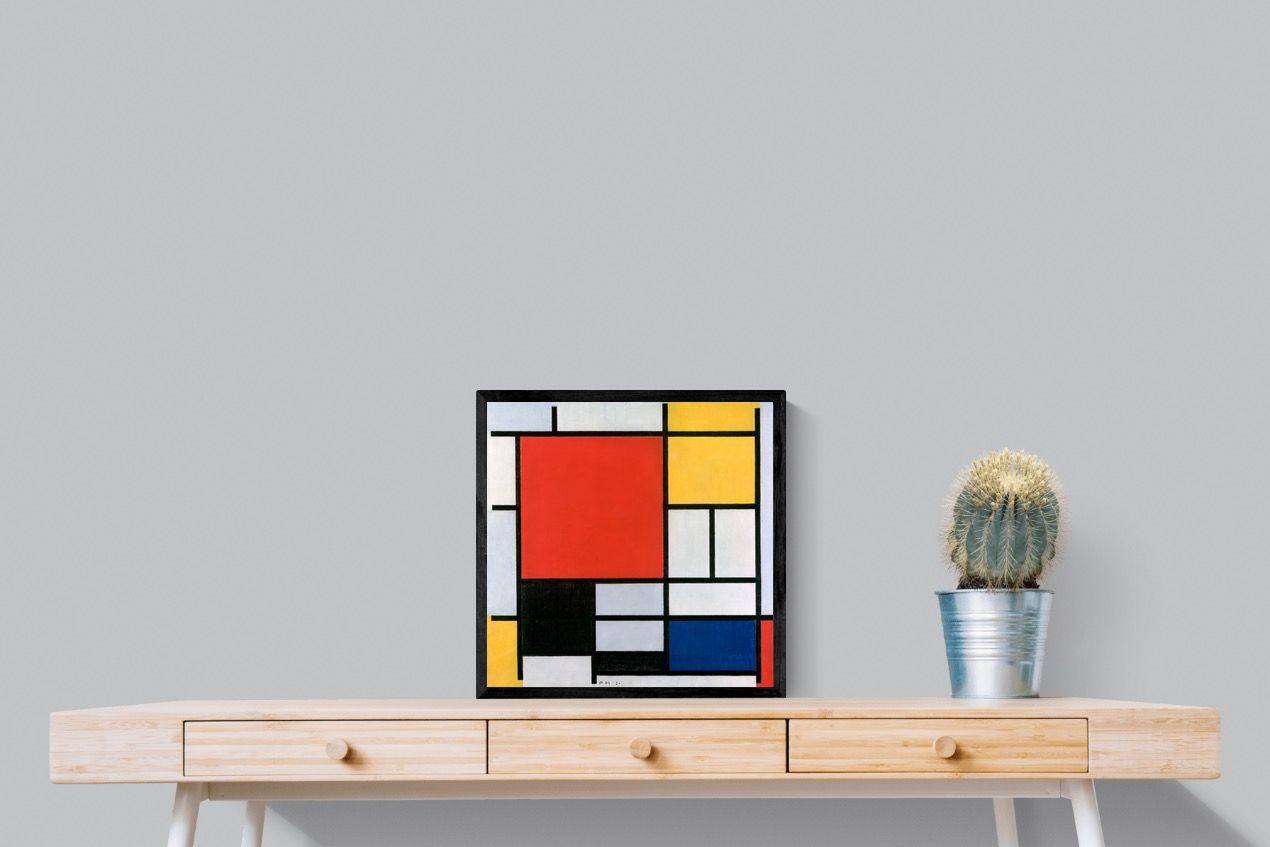 Pixalot Square Composition by Mondrian