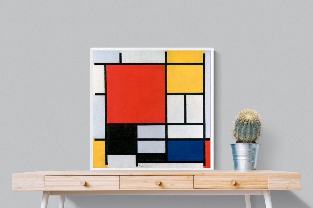 Pixalot Square Composition by Mondrian