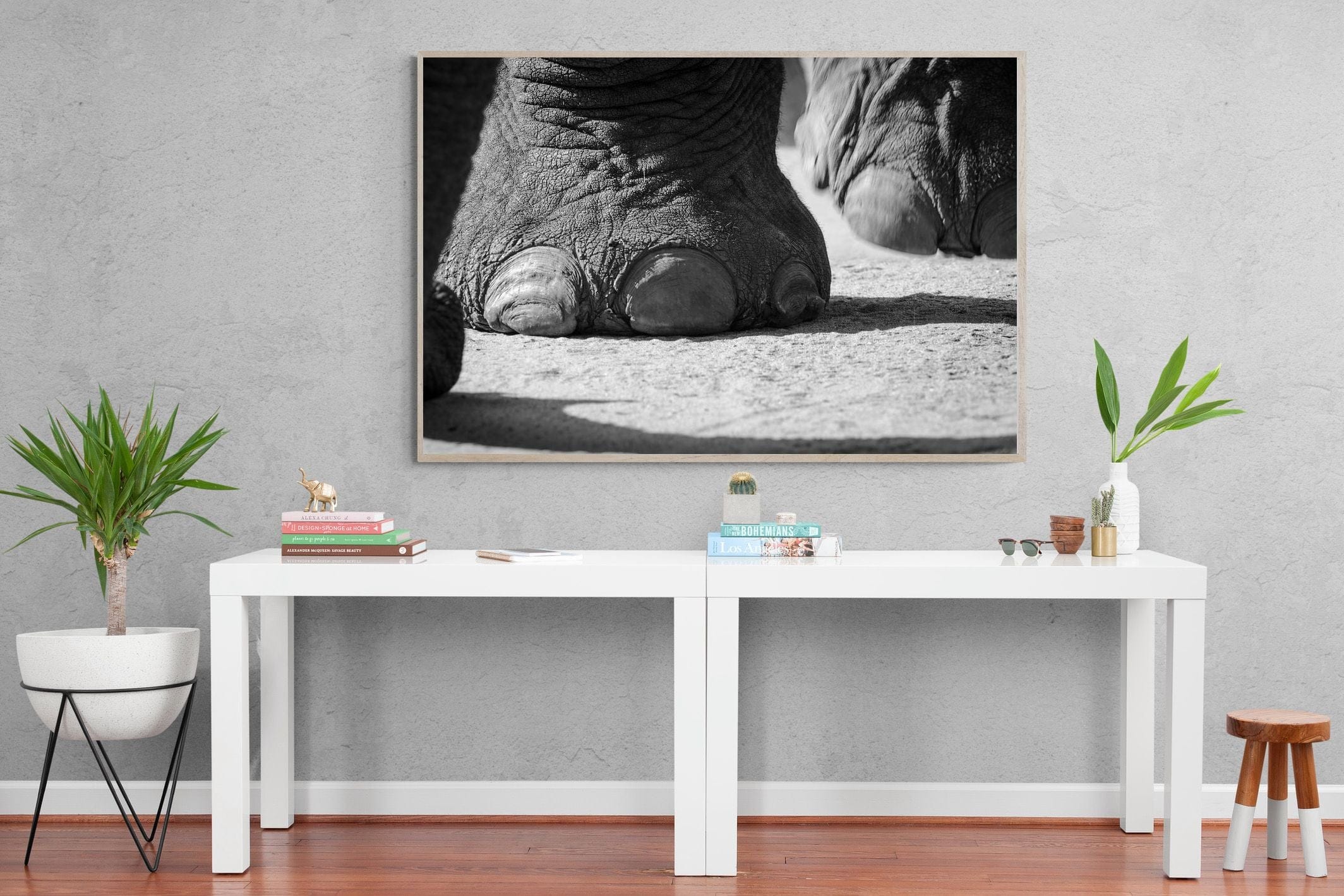 Stomp-Wall_Art-150 x 100cm-Mounted Canvas-Wood-Pixalot