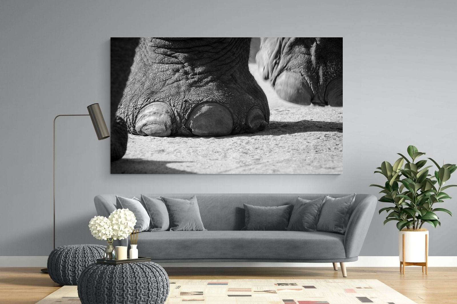 Stomp-Wall_Art-220 x 130cm-Mounted Canvas-No Frame-Pixalot