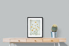 Summer Flowers-Wall_Art-45 x 60cm-Framed Print-Black-Pixalot