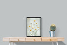 Summer Flowers-Wall_Art-45 x 60cm-Mounted Canvas-Black-Pixalot