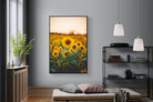 Pixalot Sunflowers at Sunset