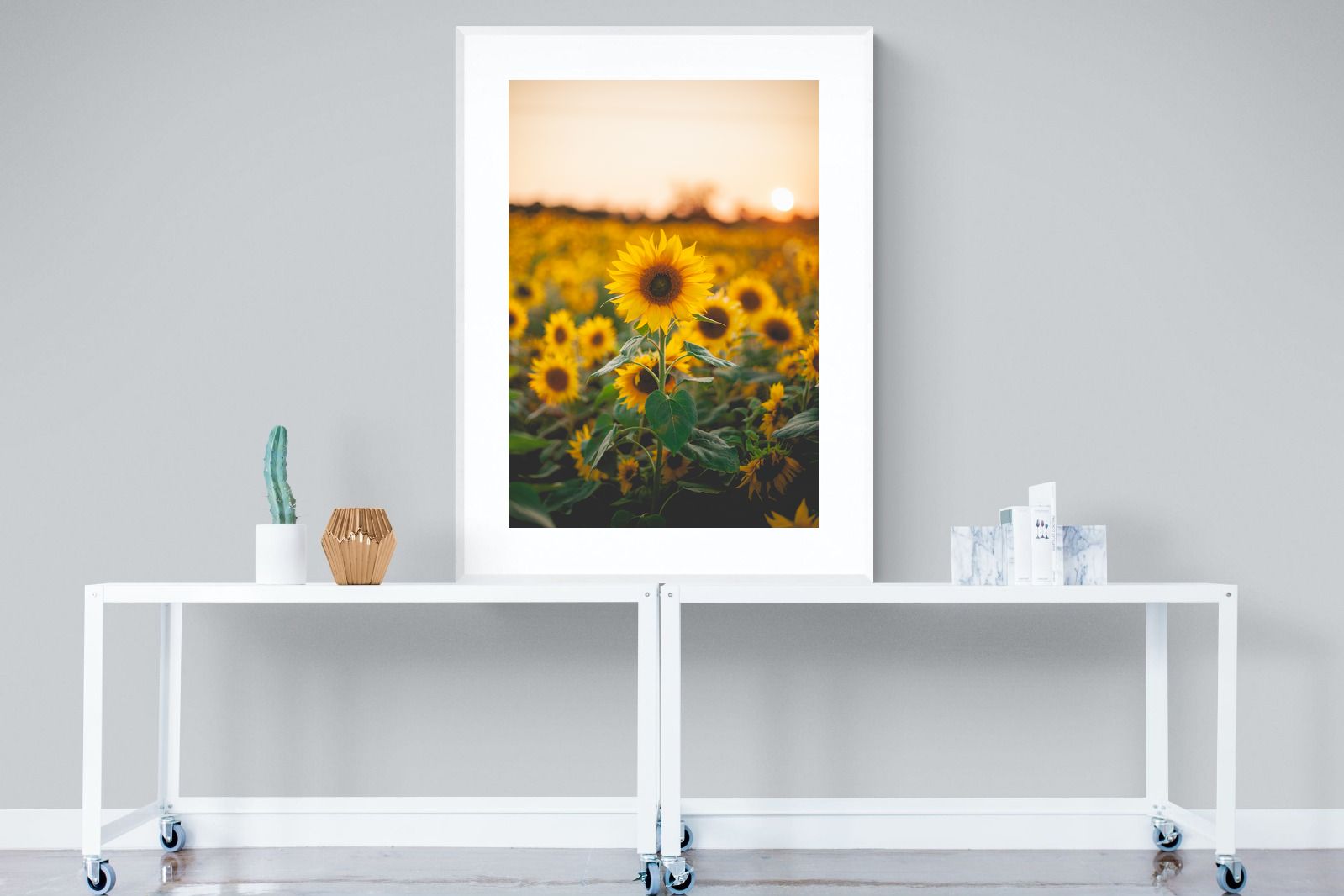 Pixalot Sunflowers at Sunset