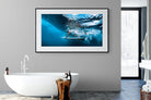 Surf Plunge-Wall_Art-180 x 110cm-Framed Print-Black-Pixalot