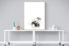 Swimming Elephants-Wall_Art-90 x 120cm-Mounted Canvas-Wood-Pixalot