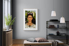 Thorn Necklace & Hummingbird-Wall_Art-100 x 150cm-Framed Print-Wood-Pixalot