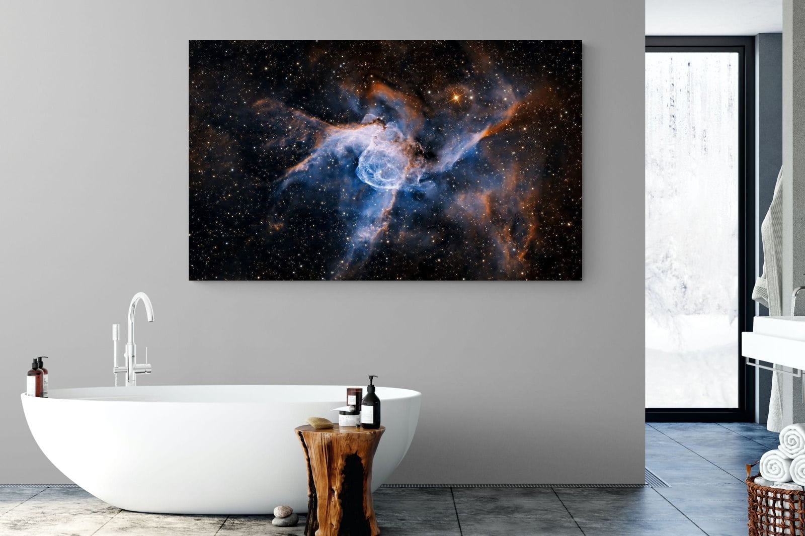 Thor's Helmet-Wall_Art-180 x 110cm-Mounted Canvas-No Frame-Pixalot