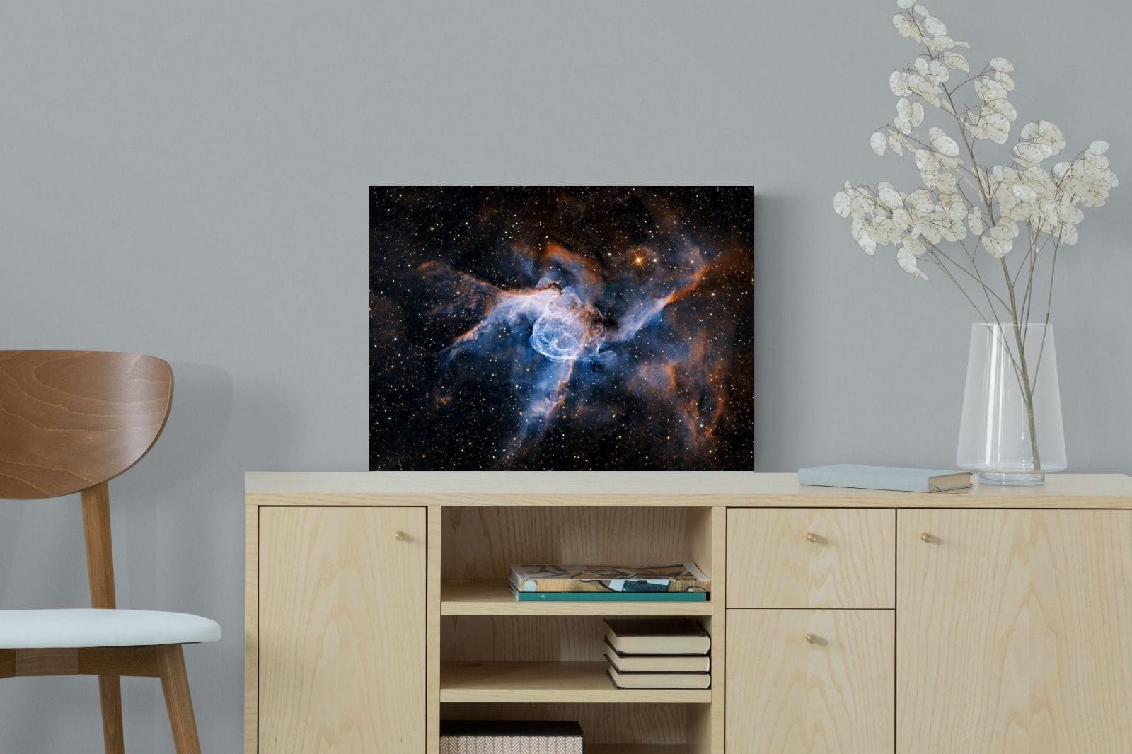 Thor's Helmet-Wall_Art-60 x 45cm-Mounted Canvas-No Frame-Pixalot