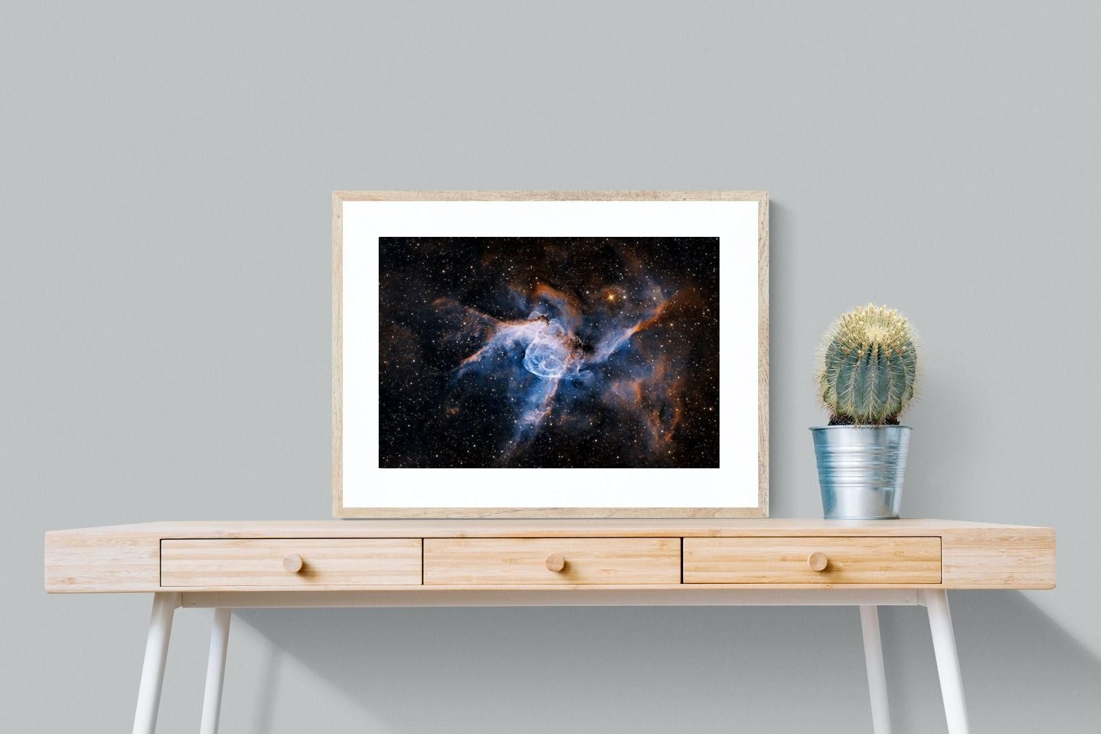 Thor's Helmet-Wall_Art-80 x 60cm-Framed Print-Wood-Pixalot