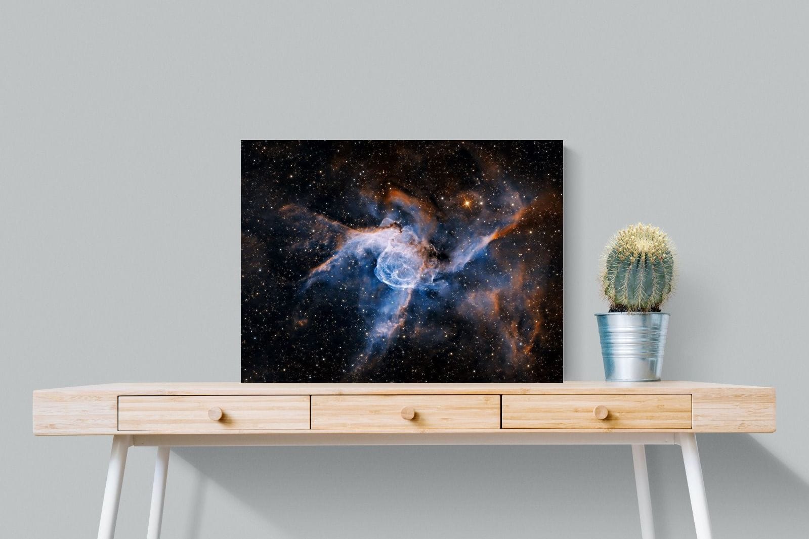 Thor's Helmet-Wall_Art-80 x 60cm-Mounted Canvas-No Frame-Pixalot