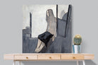 Thoughtful-Wall_Art-100 x 100cm-Mounted Canvas-No Frame-Pixalot