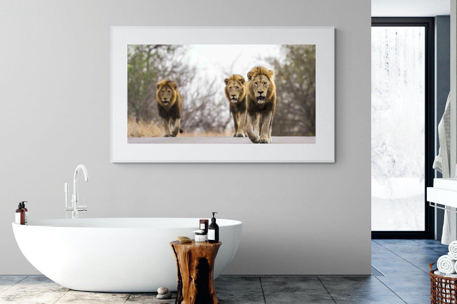 Three Brothers-Wall_Art-180 x 110cm-Framed Print-White-Pixalot