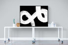 Trouble-Wall_Art-120 x 90cm-Mounted Canvas-Black-Pixalot